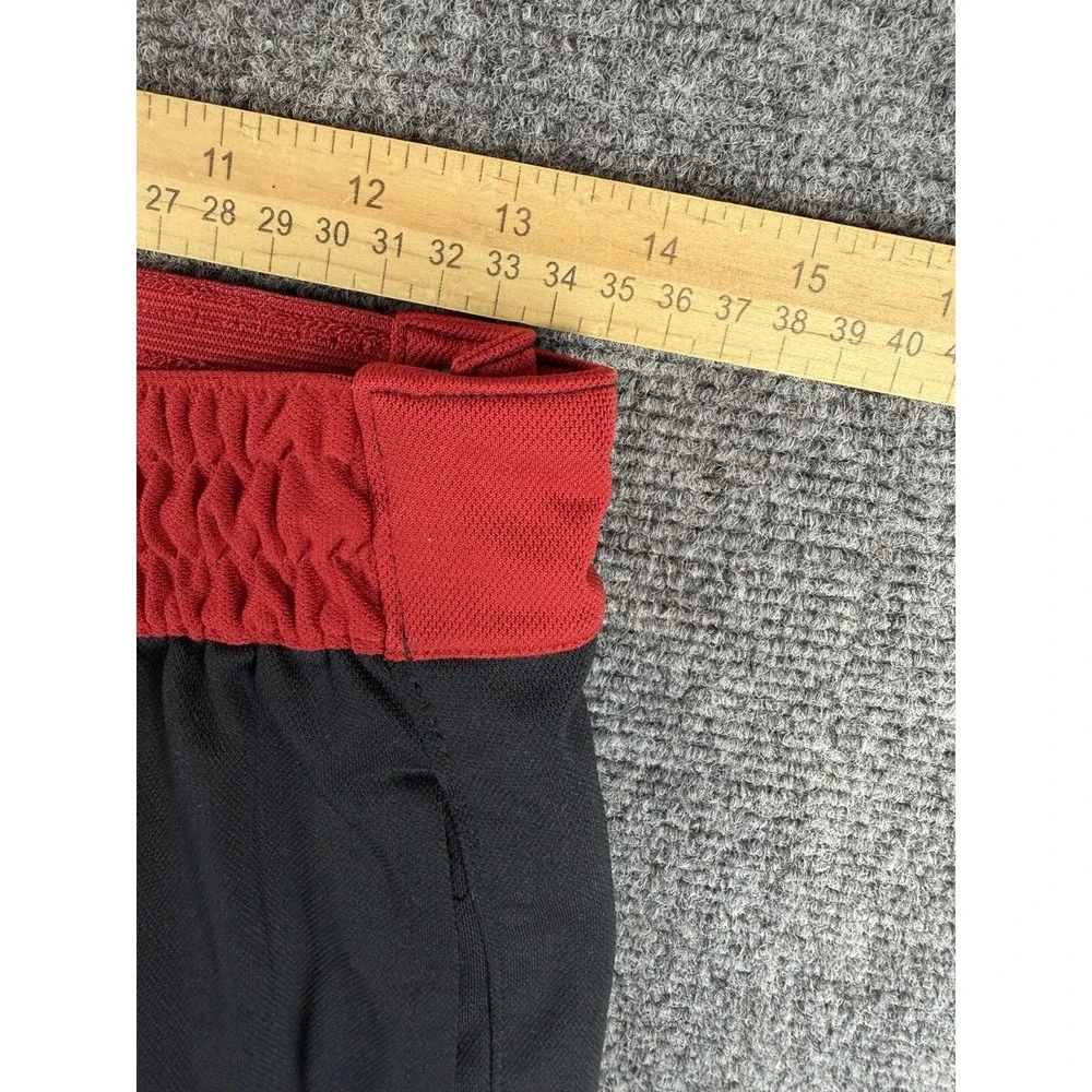 Air Jordan 11 Basketball Tear Away Pants Mens L Black‎ Red BRED Sweatpants